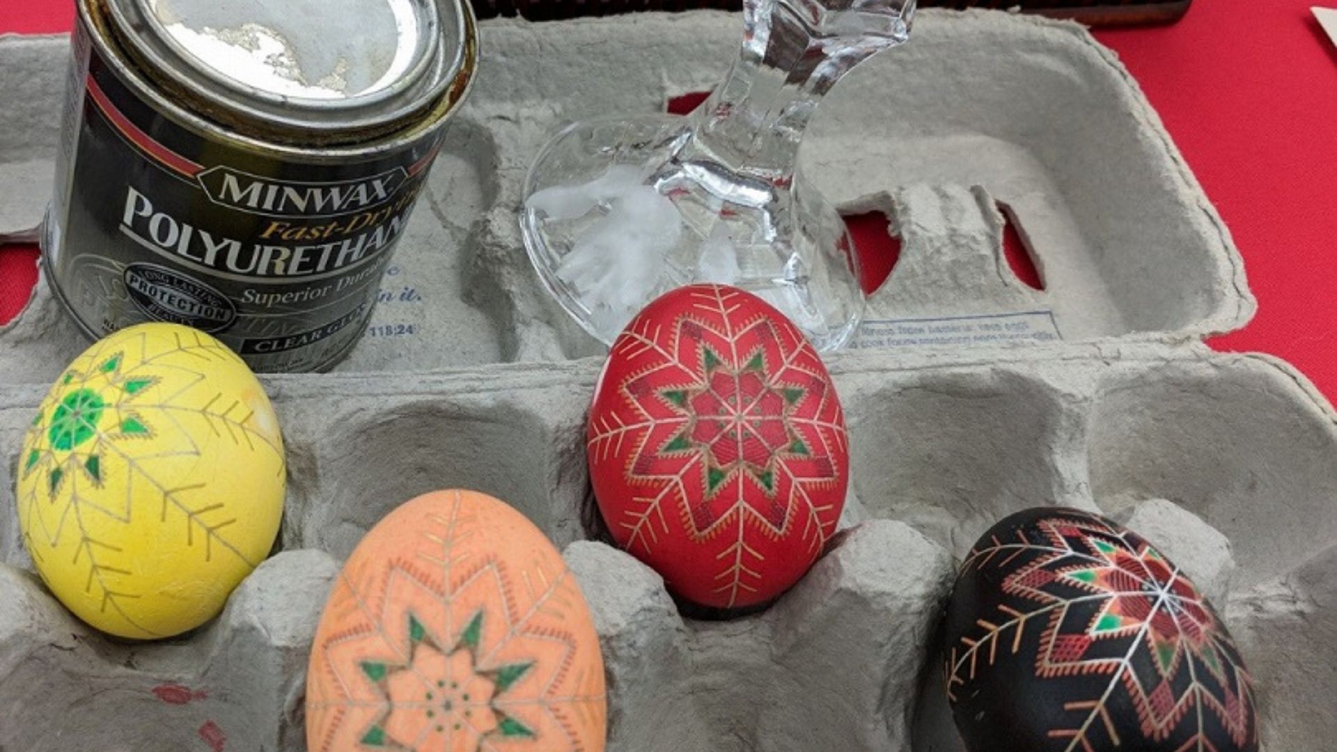 pysanky supplies and samples
