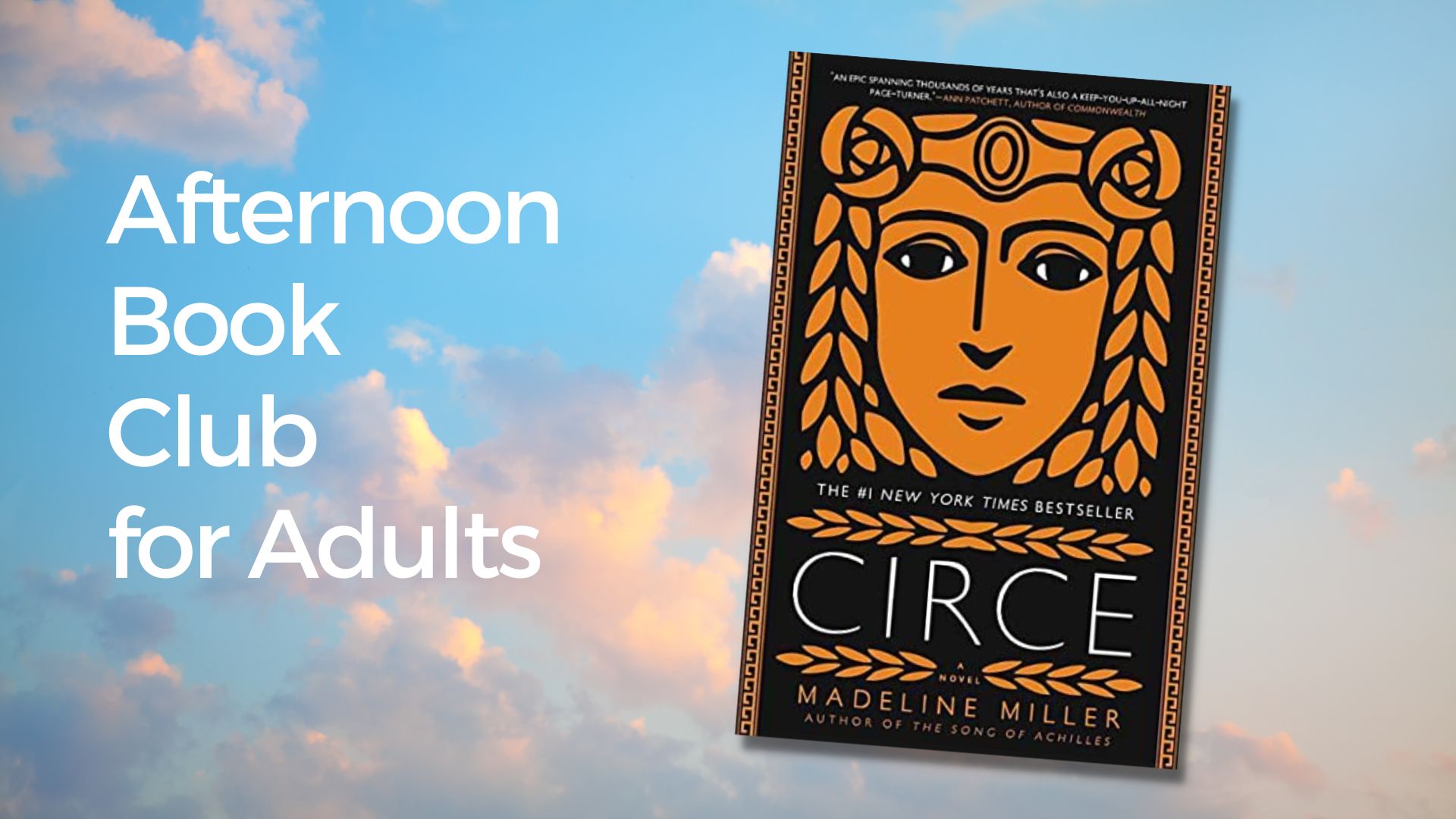 Afternoon Book Club selection Circe by Madeline Miller