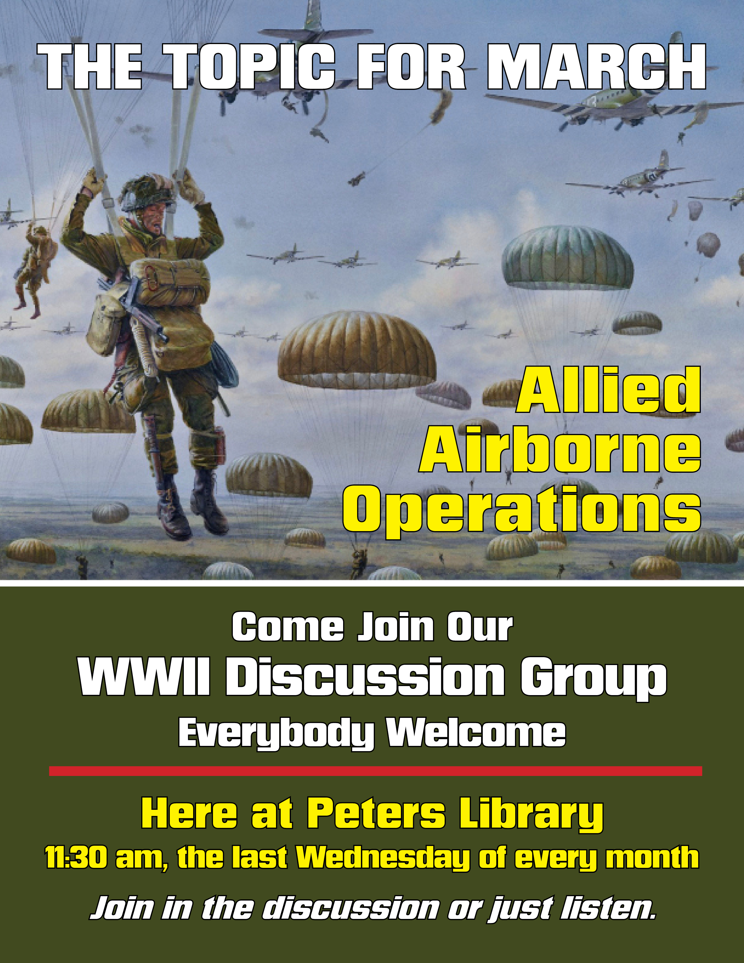 March Topic: Allied Airborne Operations