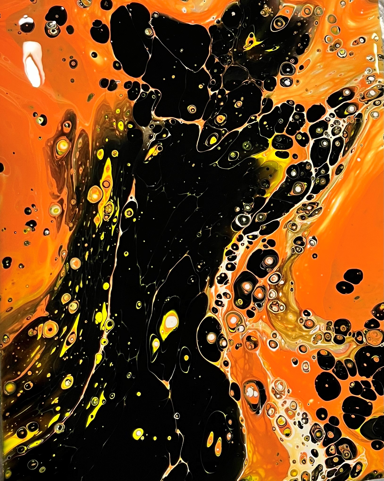 pour painting