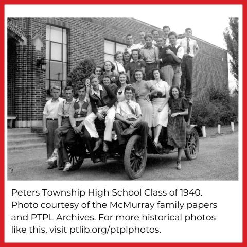 Class of 1940 from the McMurray family papers & PTPL Archive.