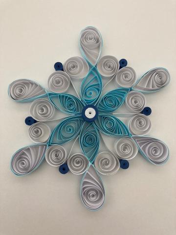 Paper quilling project