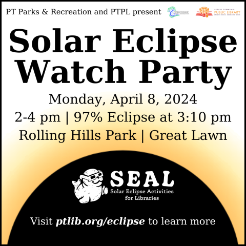 Image of a sun in eclipse with event information from event description