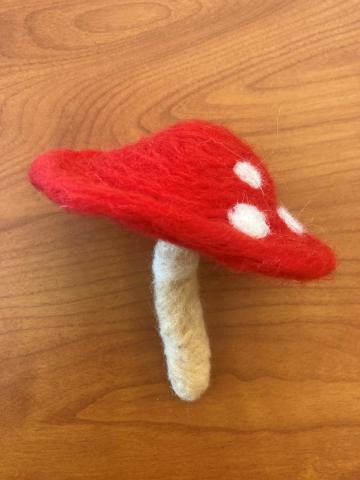 Felt mushroom