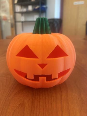 3D Printed Jack O Lantern 