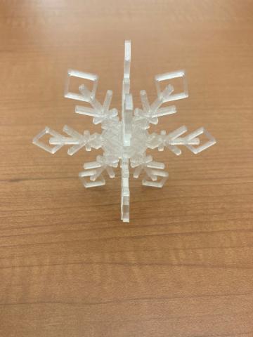 3D Printed Snowflake