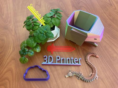 Variety of 3D Printed objects