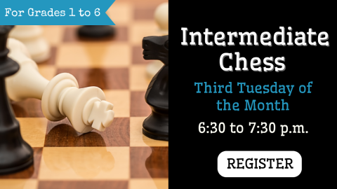 graphic promoting kids chess group