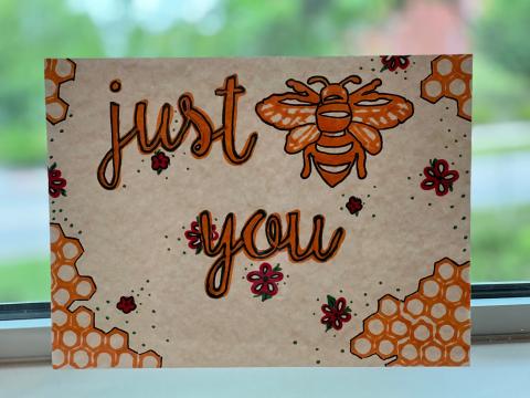 decorative image of stencil art