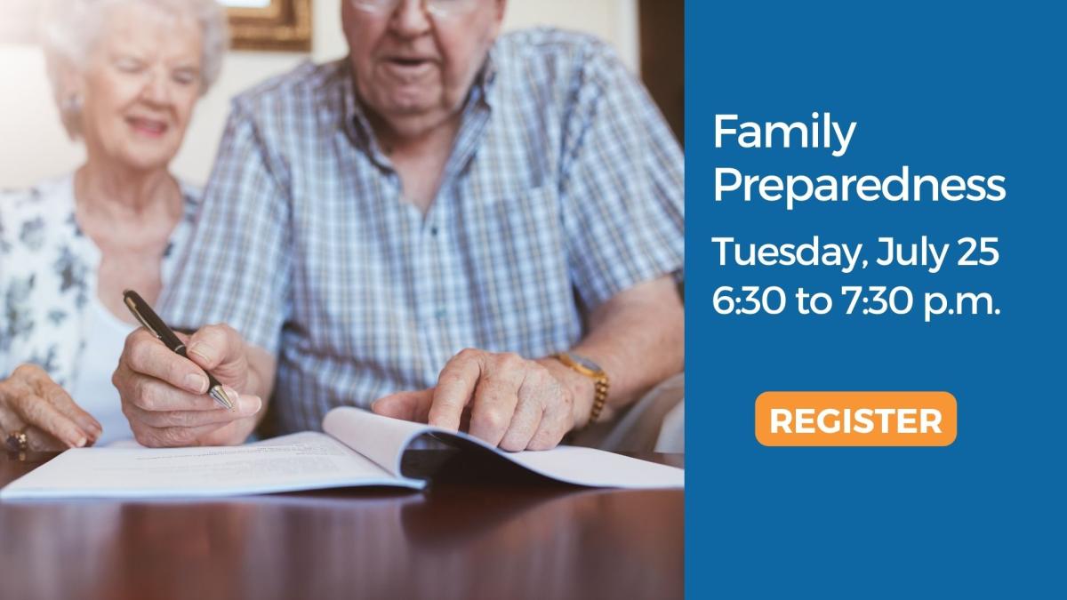 Family Preparedness program flyer