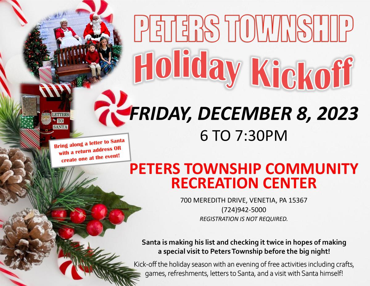 flyer of holiday kickoff event