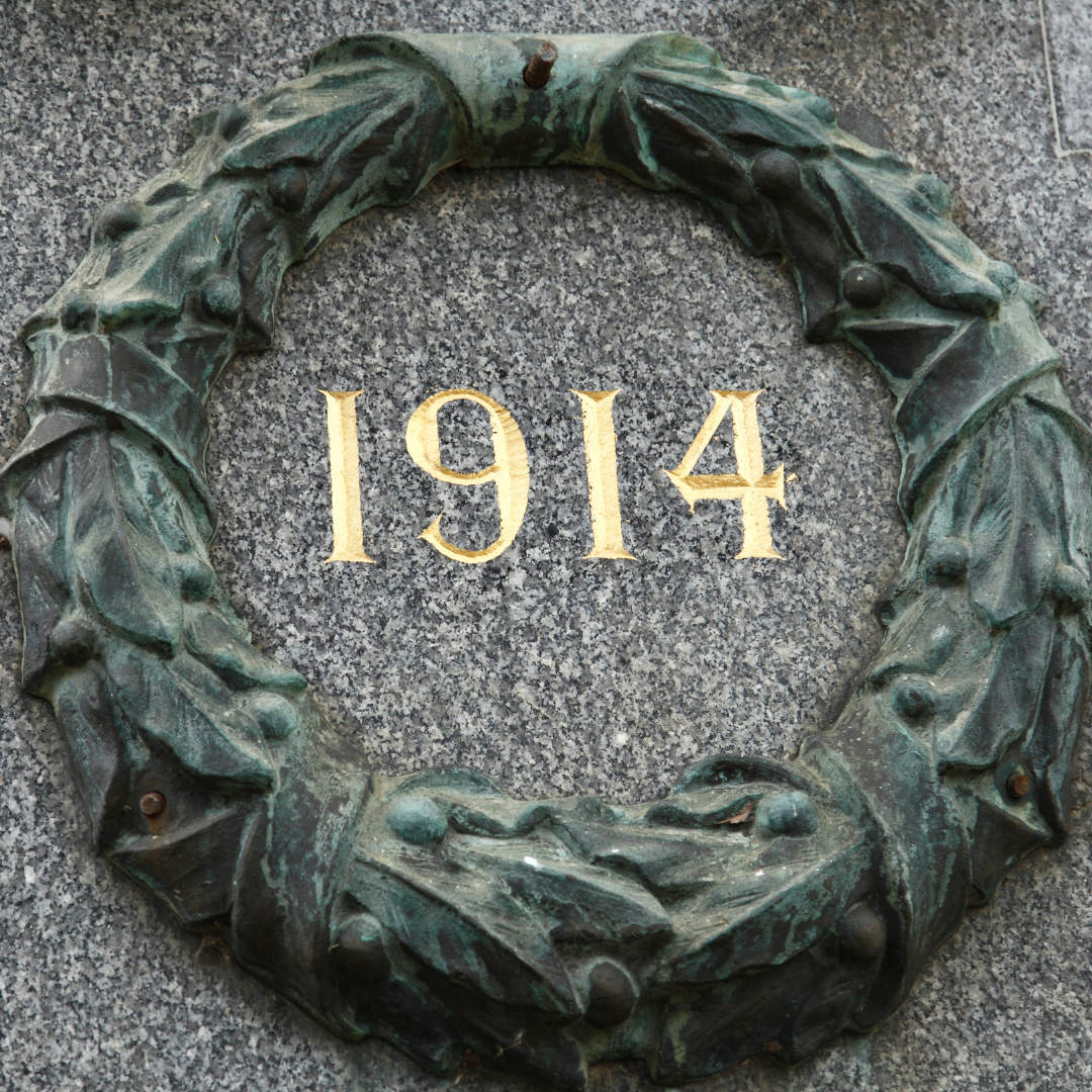 decorative image of 1914 memorial