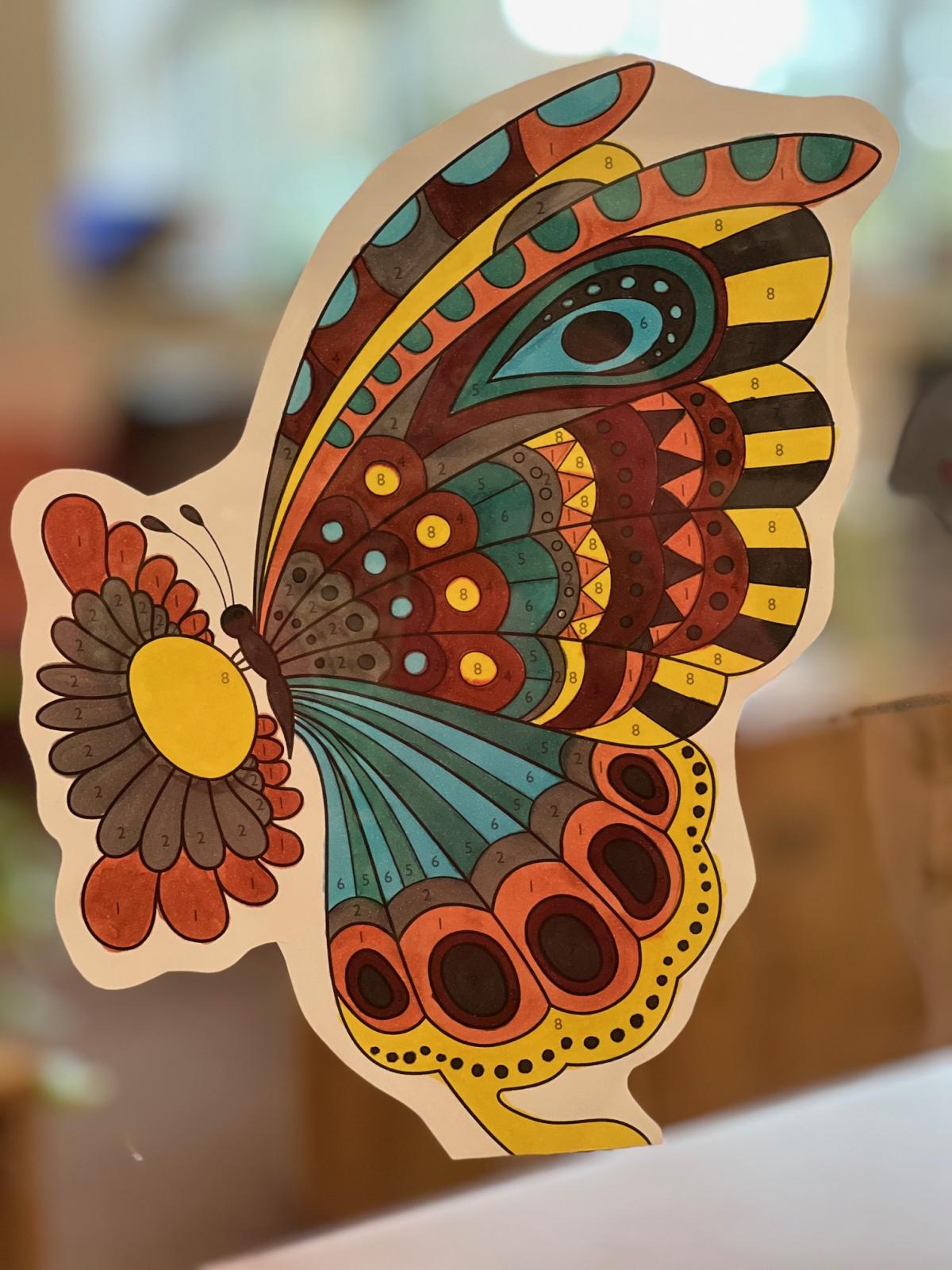 decorative image of paint by numbers project