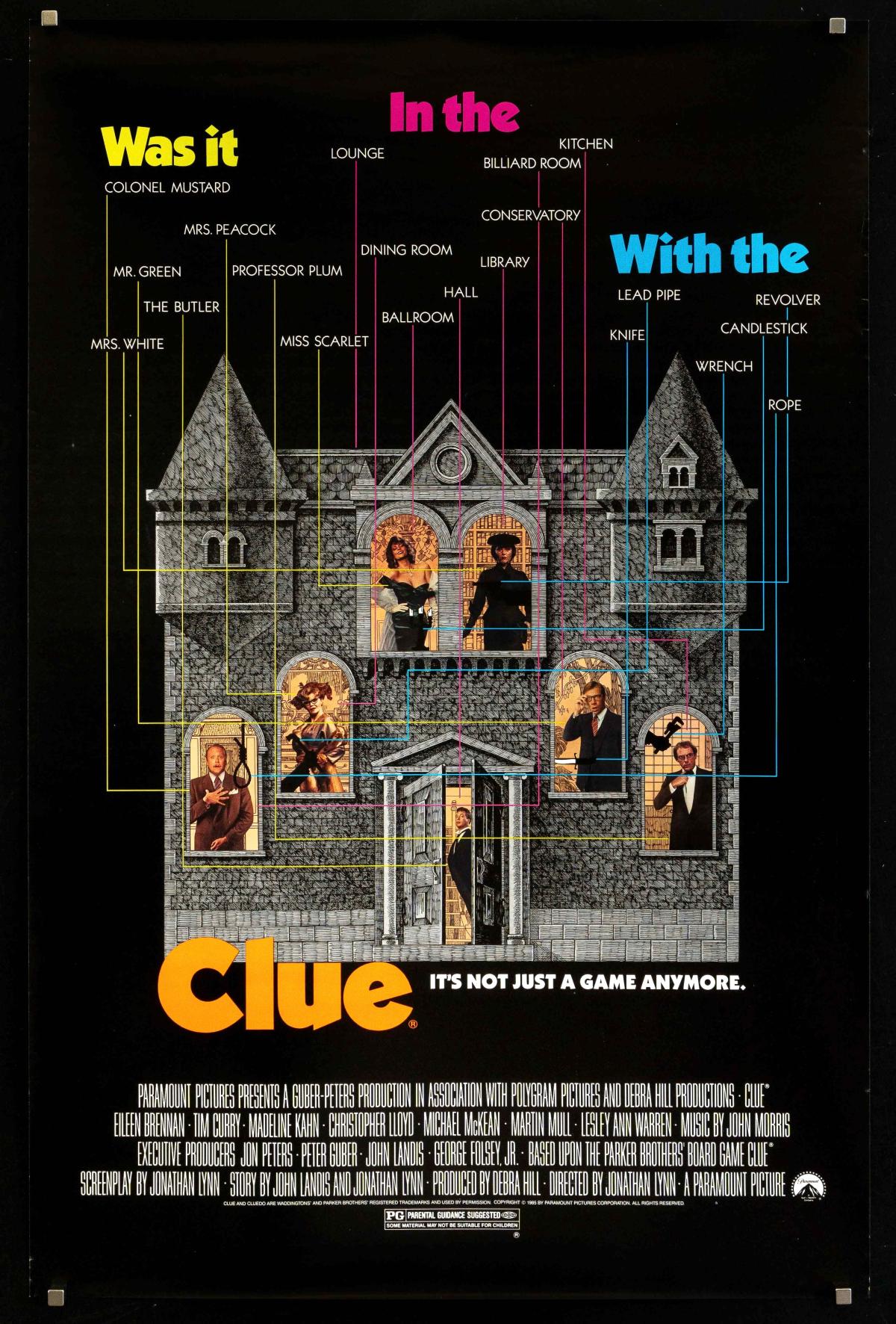 clue movie poster